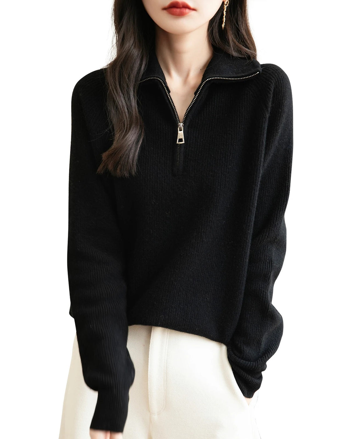 Marielle Half-Zip Sweater