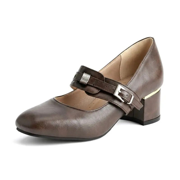 Ledger Buckle Mary Janes