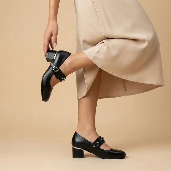 Ledger Buckle Mary Janes
