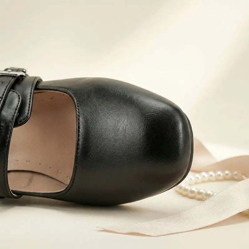 Ledger Buckle Mary Janes