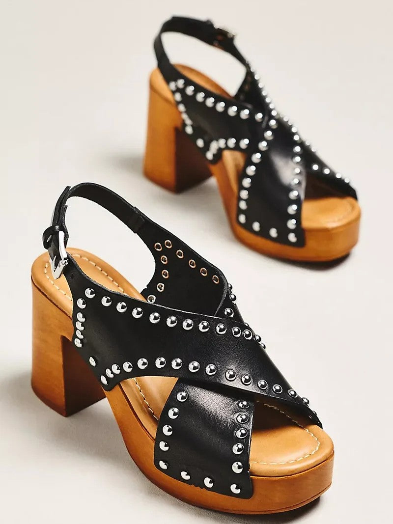 Roccia Studded Platform Sandals