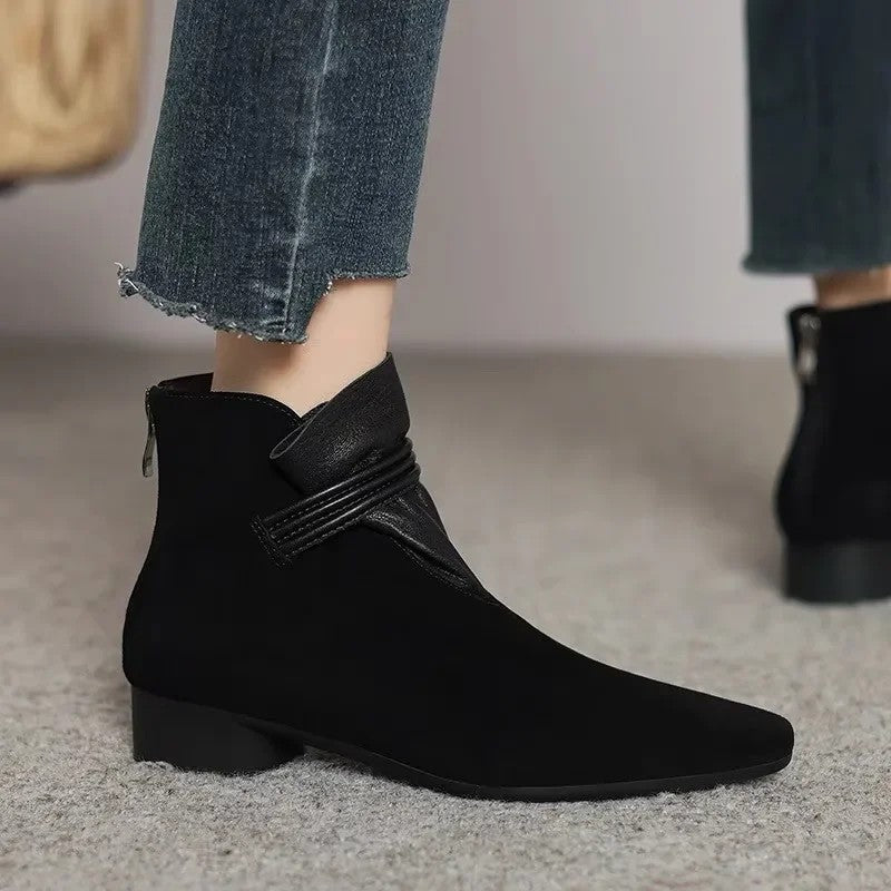 Sabine Knot Ankle Boots