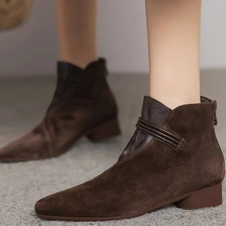 Sabine Knot Ankle Boots