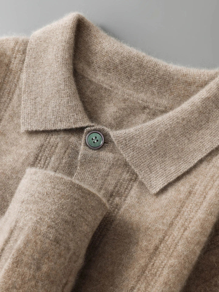 Alden Ribbed Cashmere Cardigan