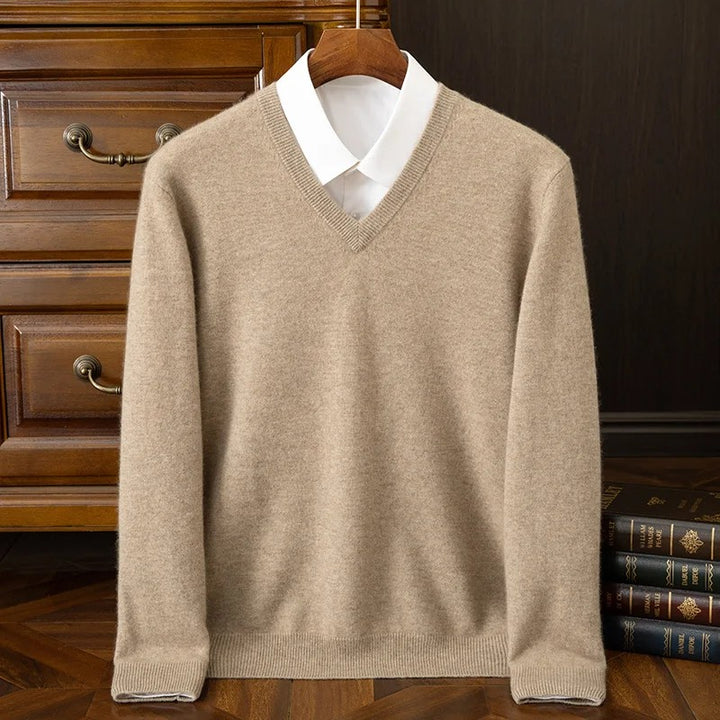 Aubrey Cashmere V-Neck Sweater