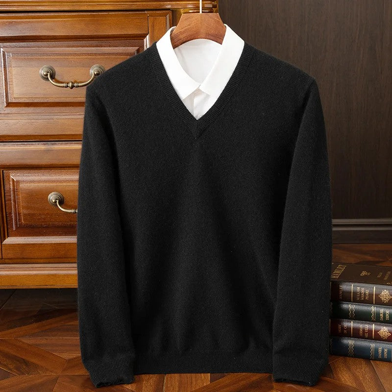 Aubrey Cashmere V-Neck Sweater