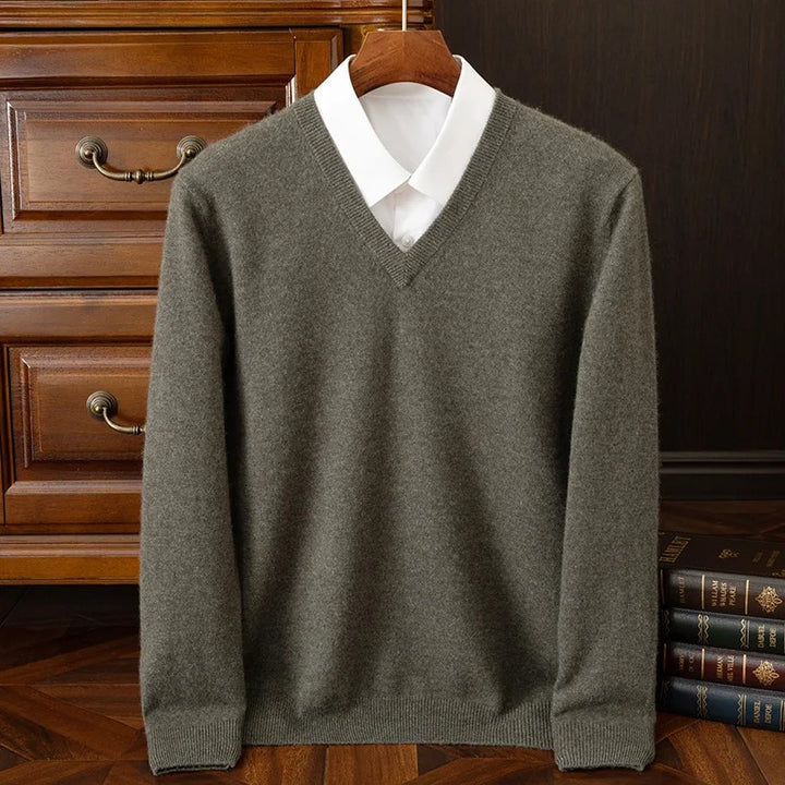 Aubrey Cashmere V-Neck Sweater