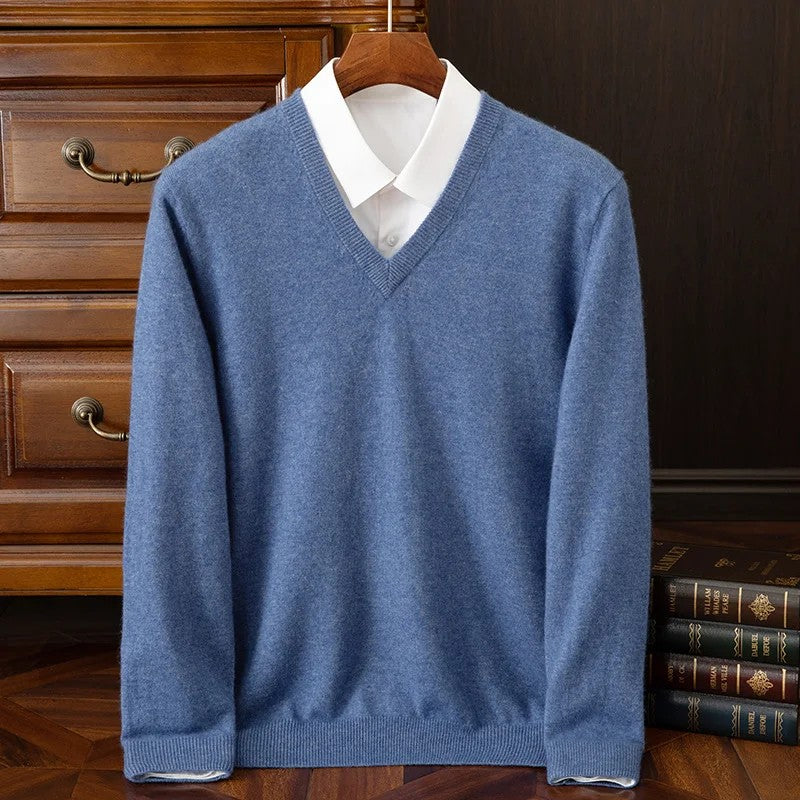 Aubrey Cashmere V-Neck Sweater