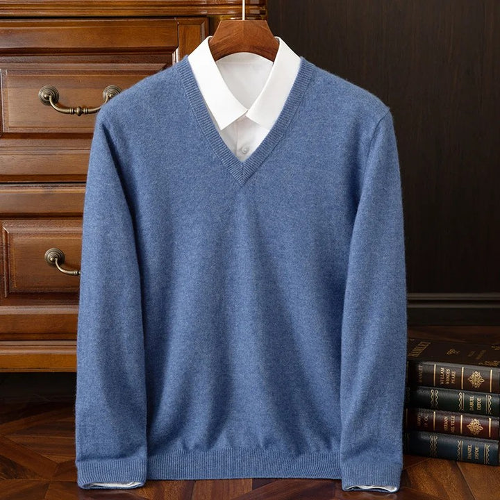 Aubrey Cashmere V-Neck Sweater