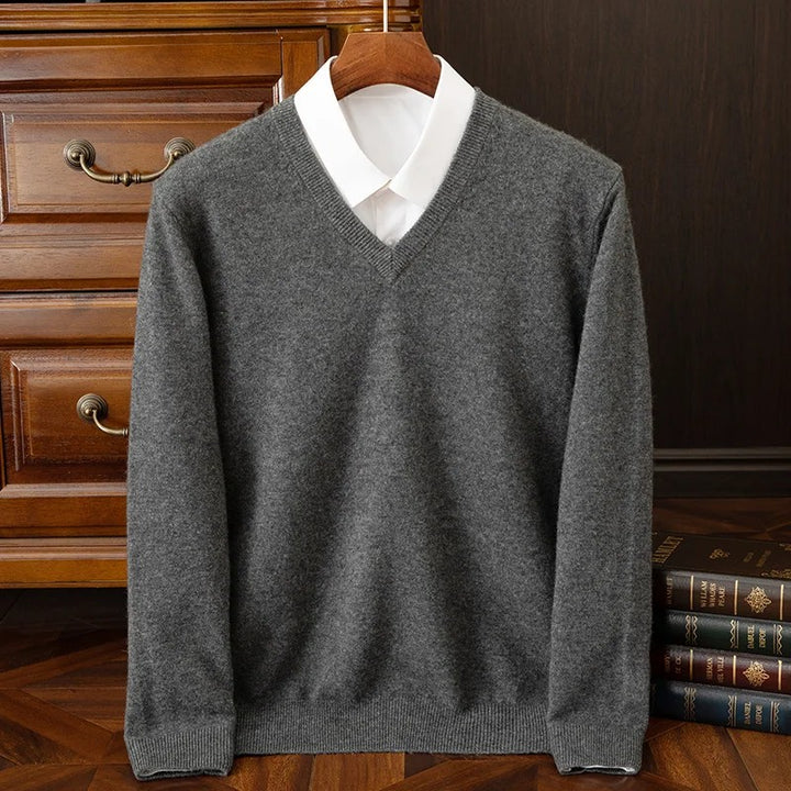 Aubrey Cashmere V-Neck Sweater