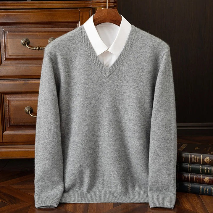 Aubrey Cashmere V-Neck Sweater