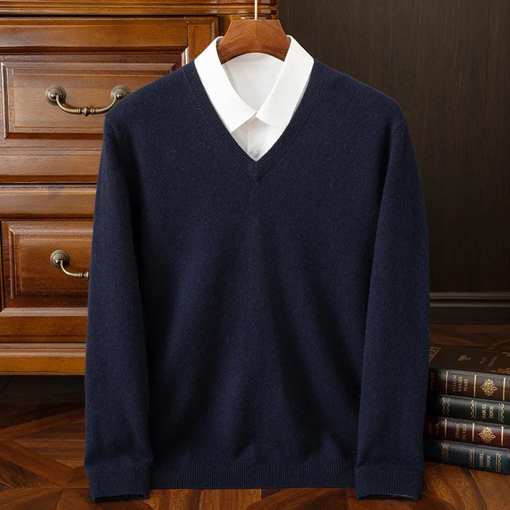 Aubrey Cashmere V-Neck Sweater