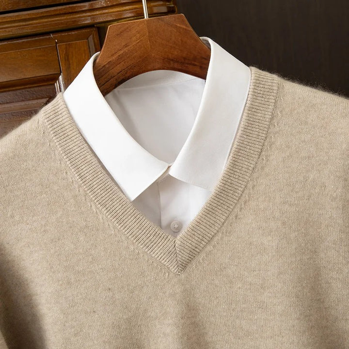 Aubrey Cashmere V-Neck Sweater