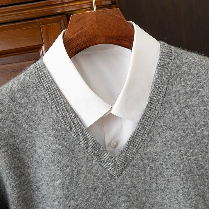 Aubrey Cashmere V-Neck Sweater