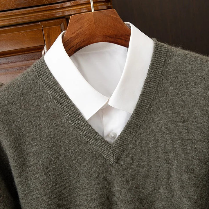 Aubrey Cashmere V-Neck Sweater