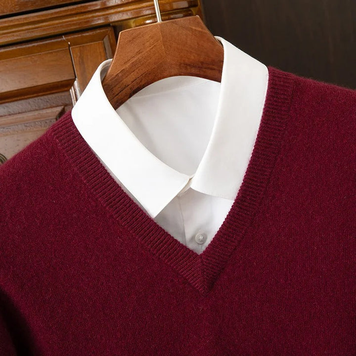 Aubrey Cashmere V-Neck Sweater