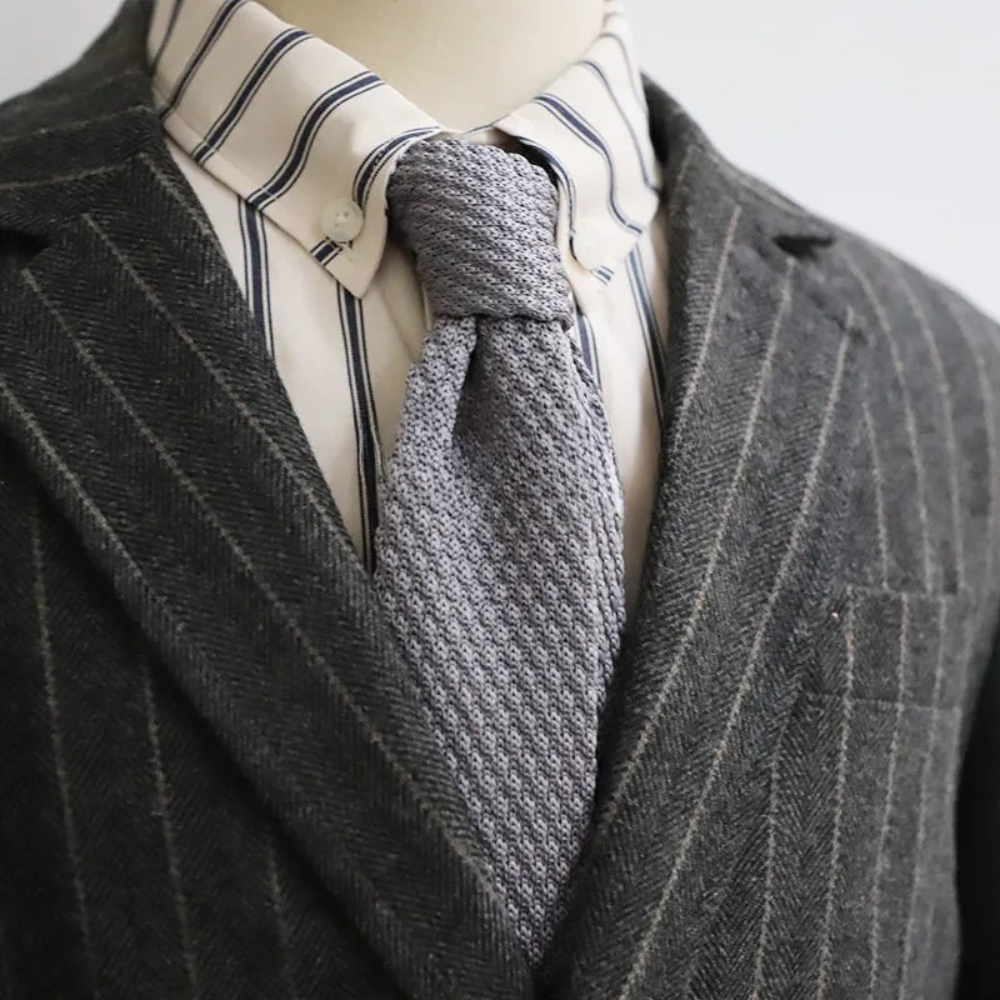 Slatefield Weave Tie