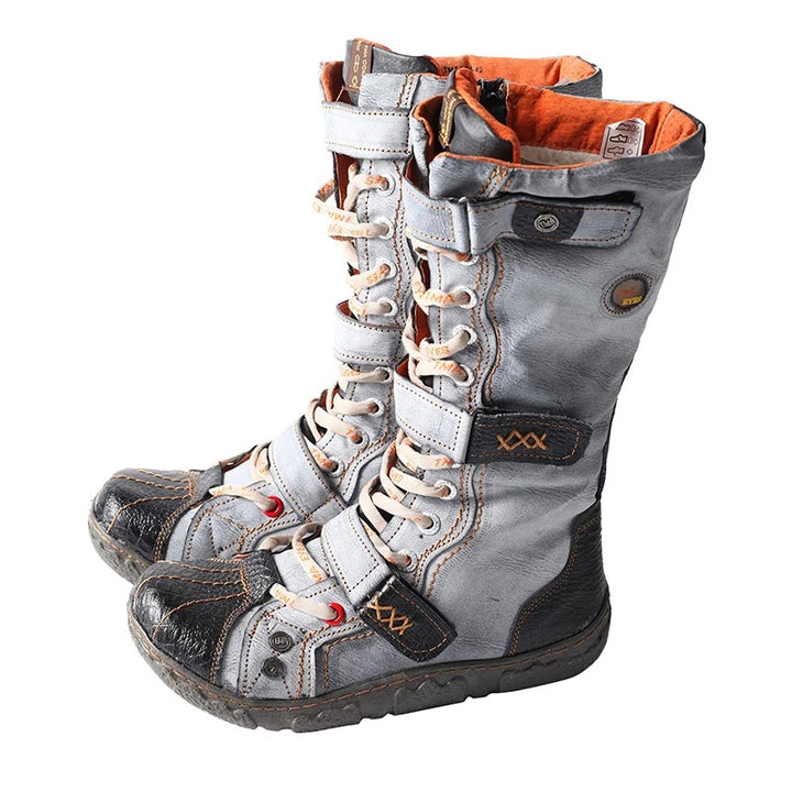 Officina Lace-Up Combat Boots