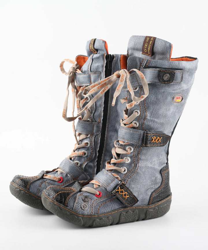 Officina Lace-Up Combat Boots