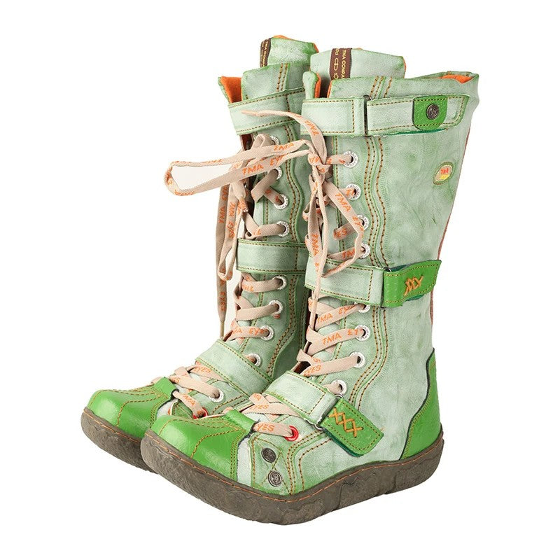 Officina Lace-Up Combat Boots