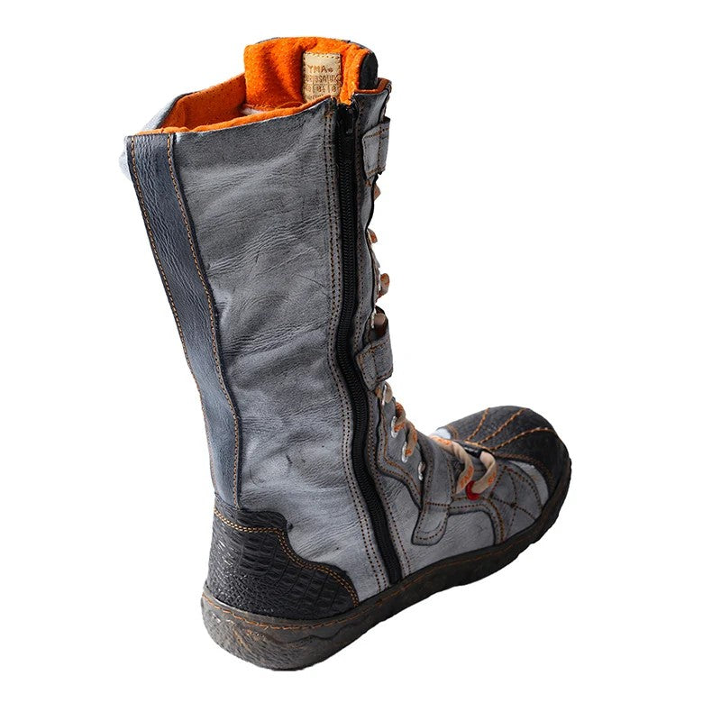 Officina Lace-Up Combat Boots