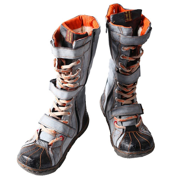 Officina Lace-Up Combat Boots
