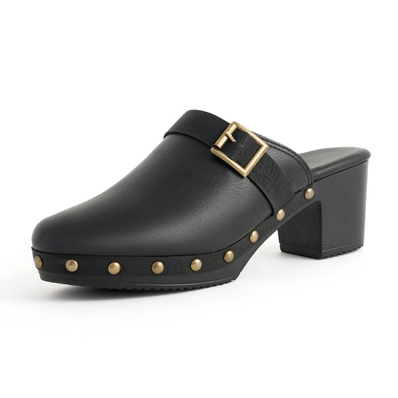 Zoccola Studded Clog Mules