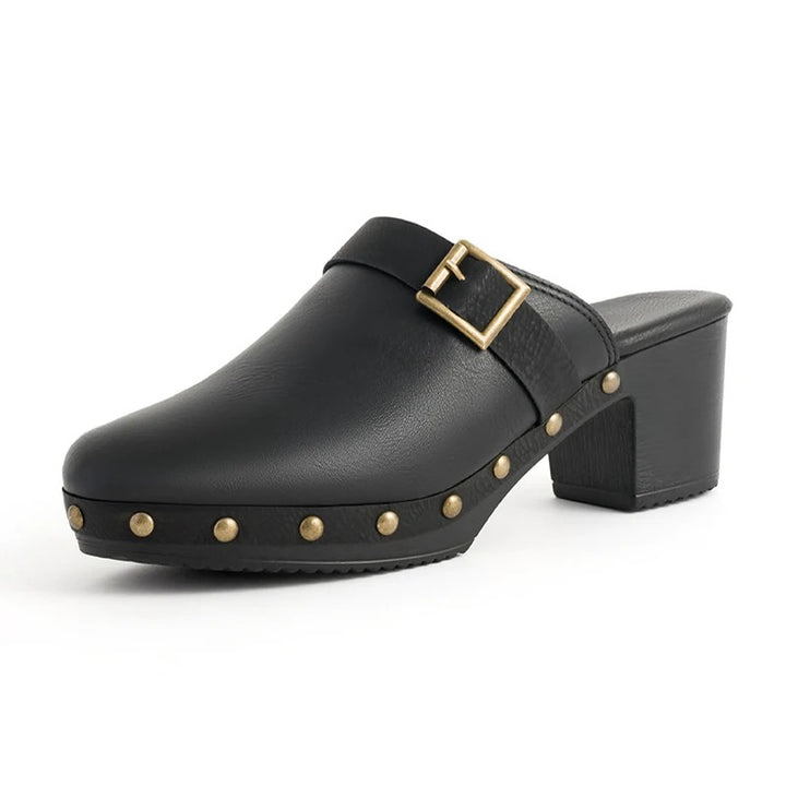 Zoccola Studded Clog Mules