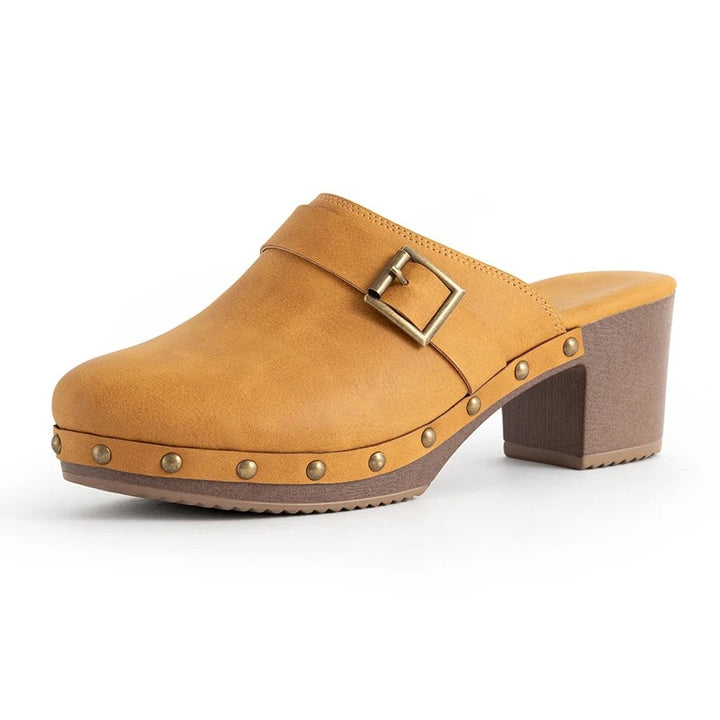 Zoccola Studded Clog Mules
