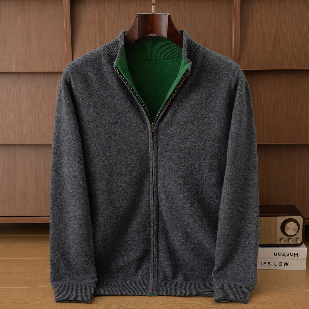 Ashford Reversible Wool Cardigan