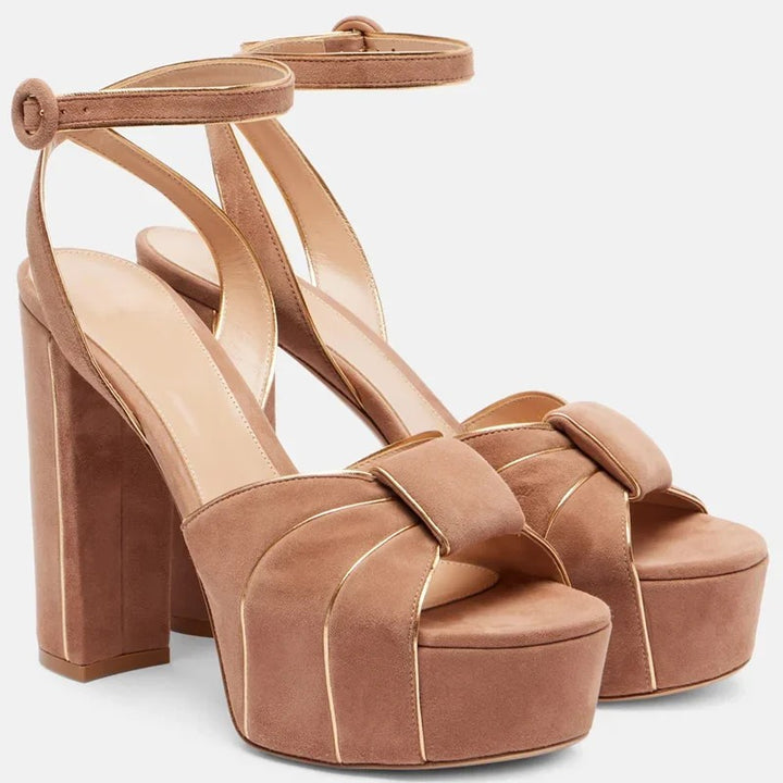 Vespera Buckle Platform Pumps