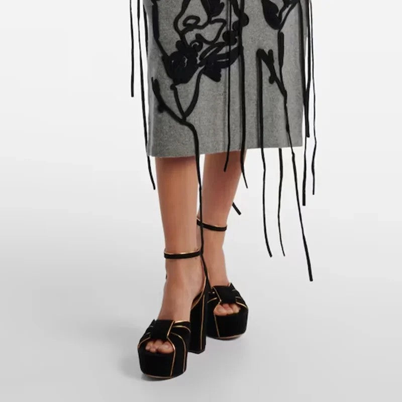 Vespera Buckle Platform Pumps