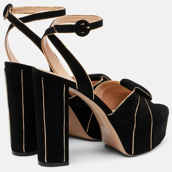 Vespera Buckle Platform Pumps