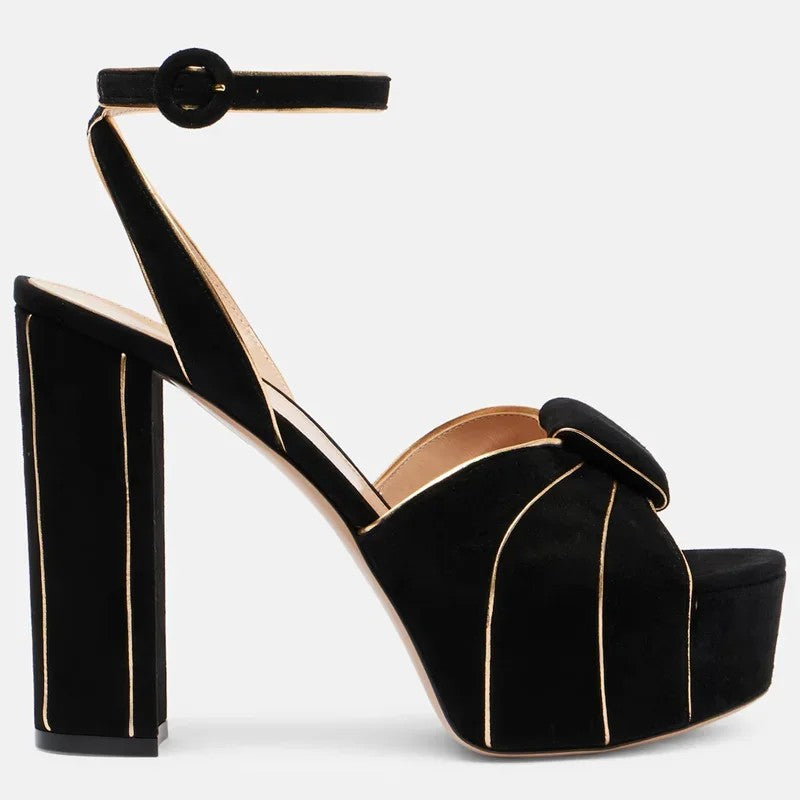 Vespera Buckle Platform Pumps