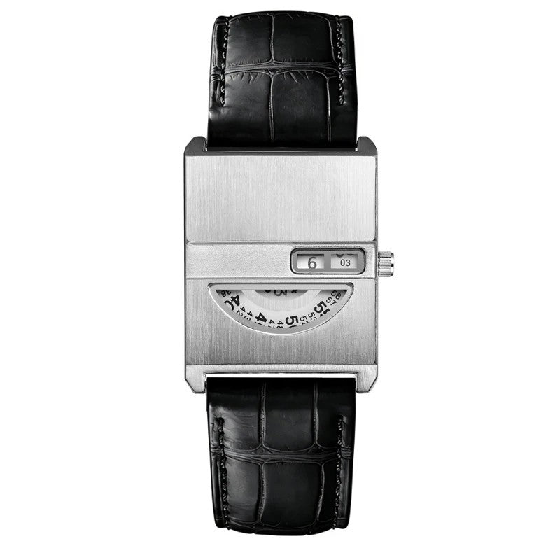 Porthole Half-Dial Watch