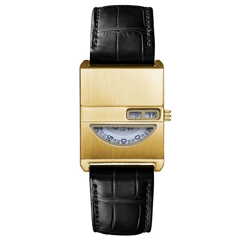 Porthole Half-Dial Watch