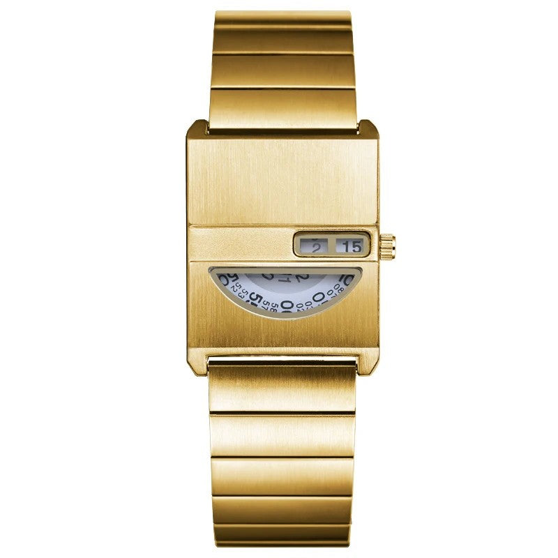 Porthole Half-Dial Watch