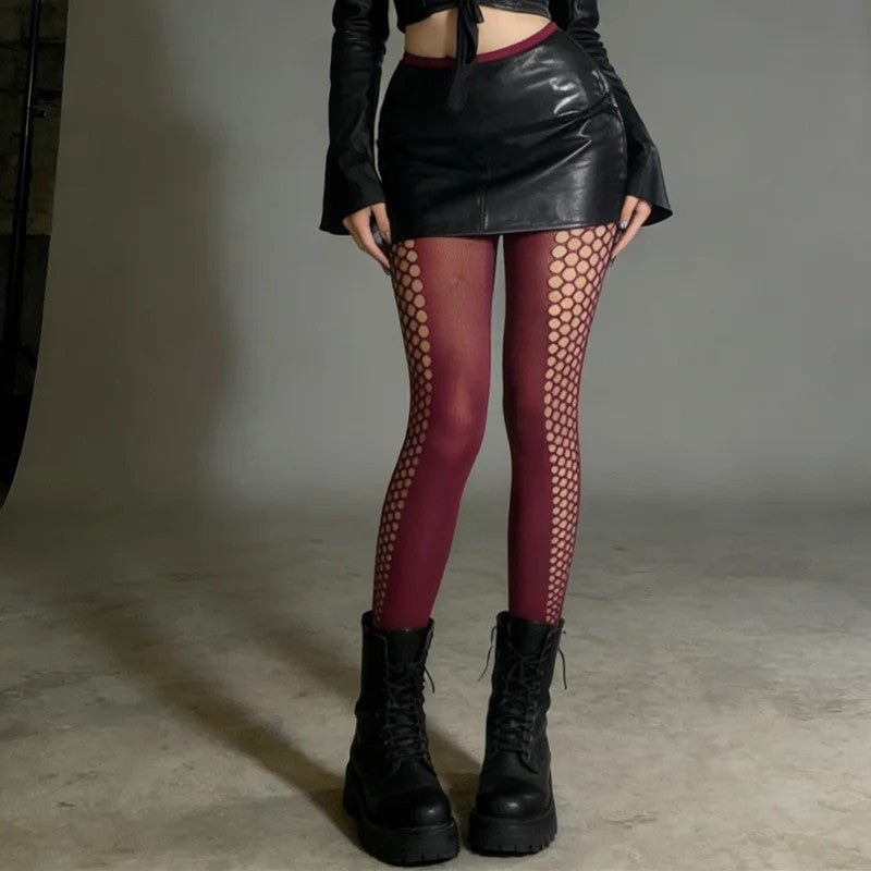 Domino Fishnet Leggings