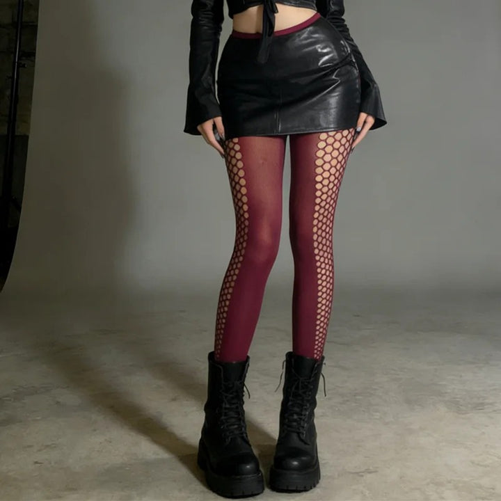 Domino Fishnet Leggings