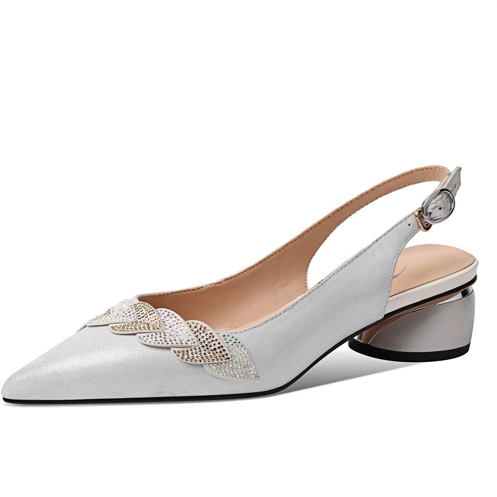 Aurelia Braid Slingbacks