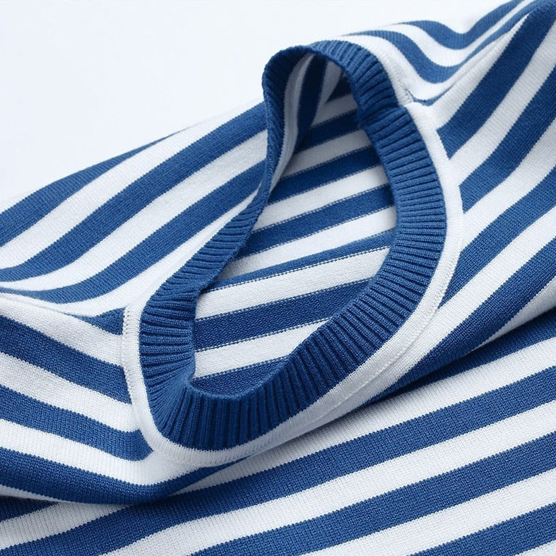 Marinière Striped Crewneck Top