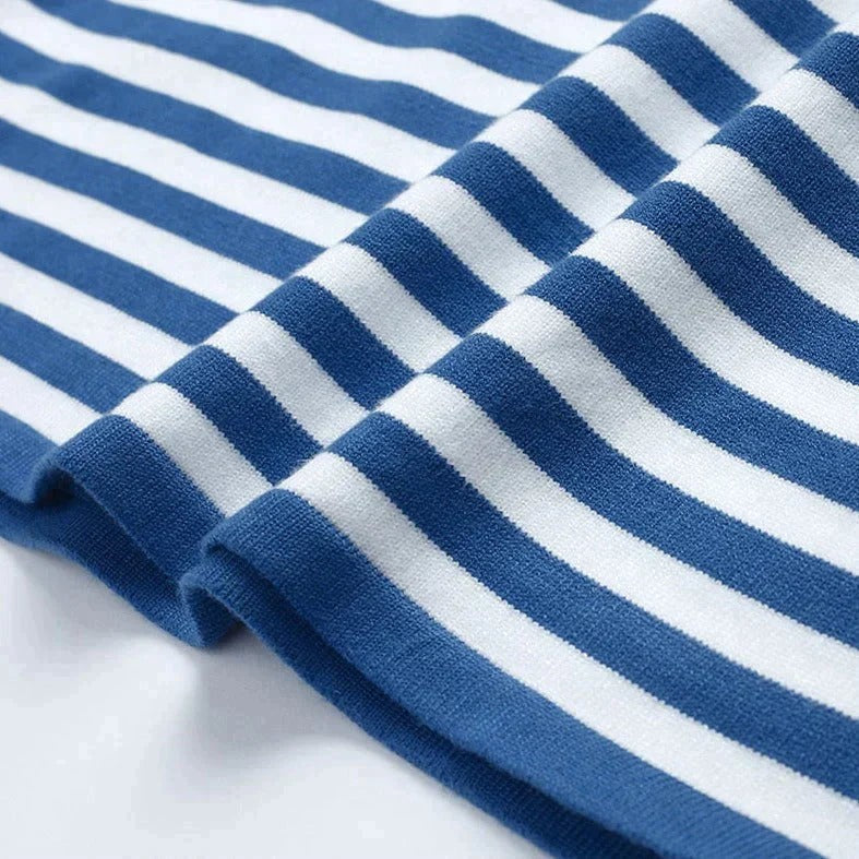 Marinière Striped Crewneck Top