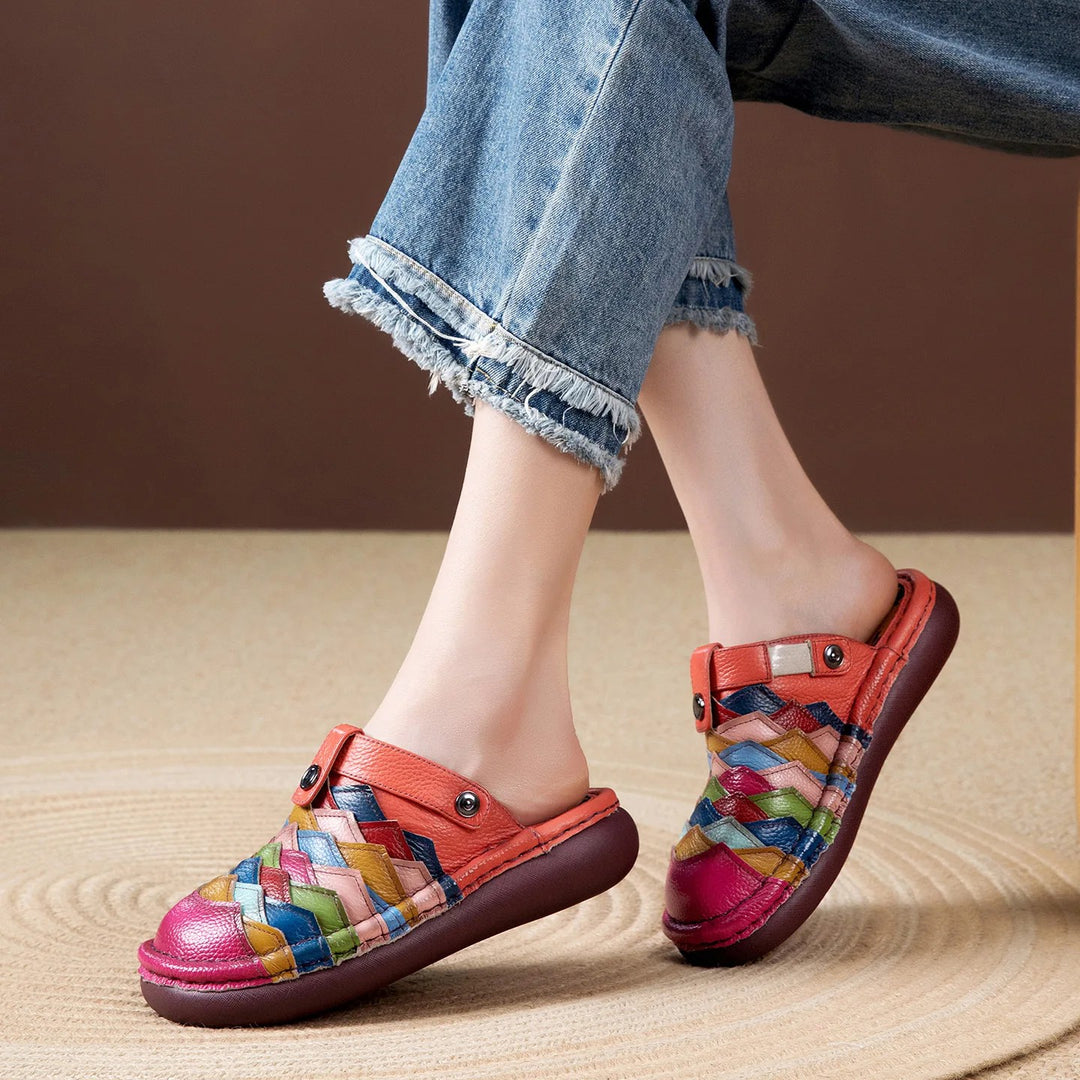 Arlecchina Woven Clogs