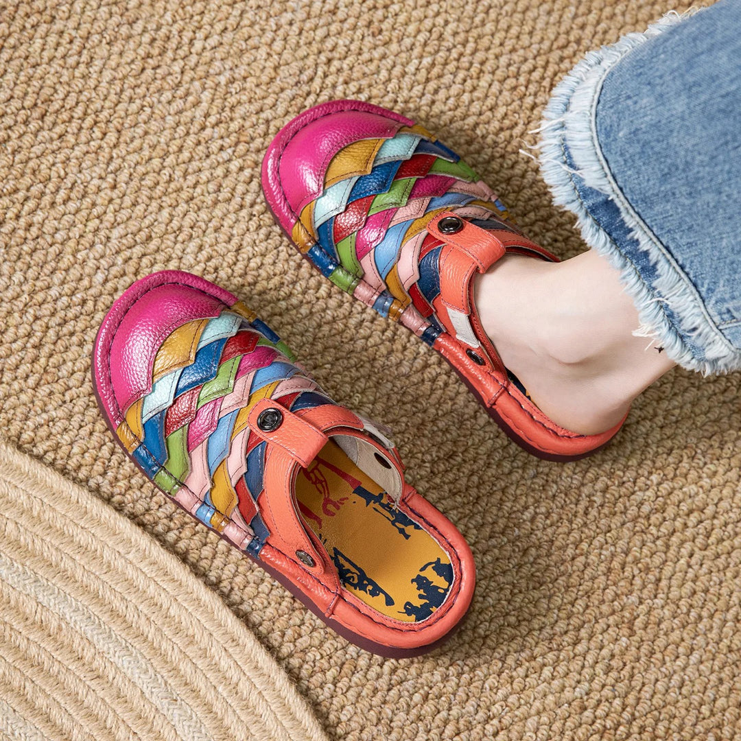 Arlecchina Woven Clogs
