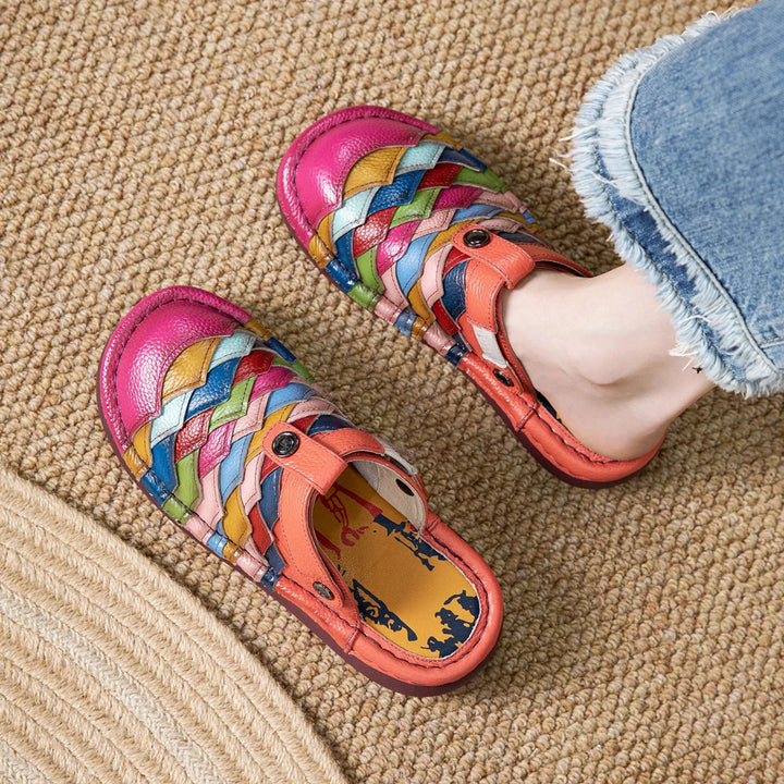 Arlecchina Woven Clogs