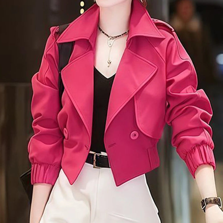 Lapella Cropped Trench Jacket