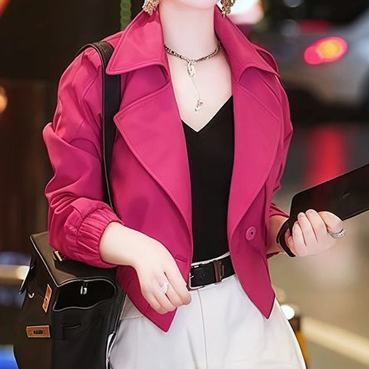 Lapella Cropped Trench Jacket
