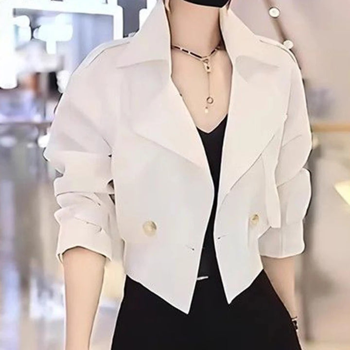 Lapella Cropped Trench Jacket