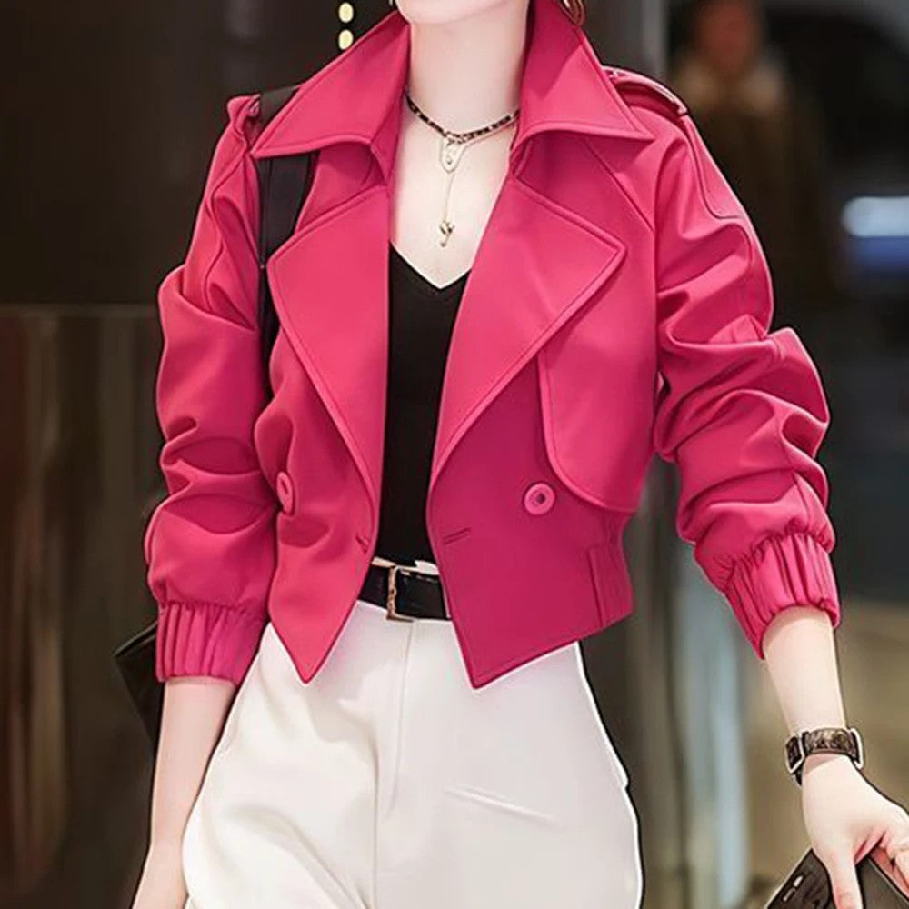 Lapella Cropped Trench Jacket