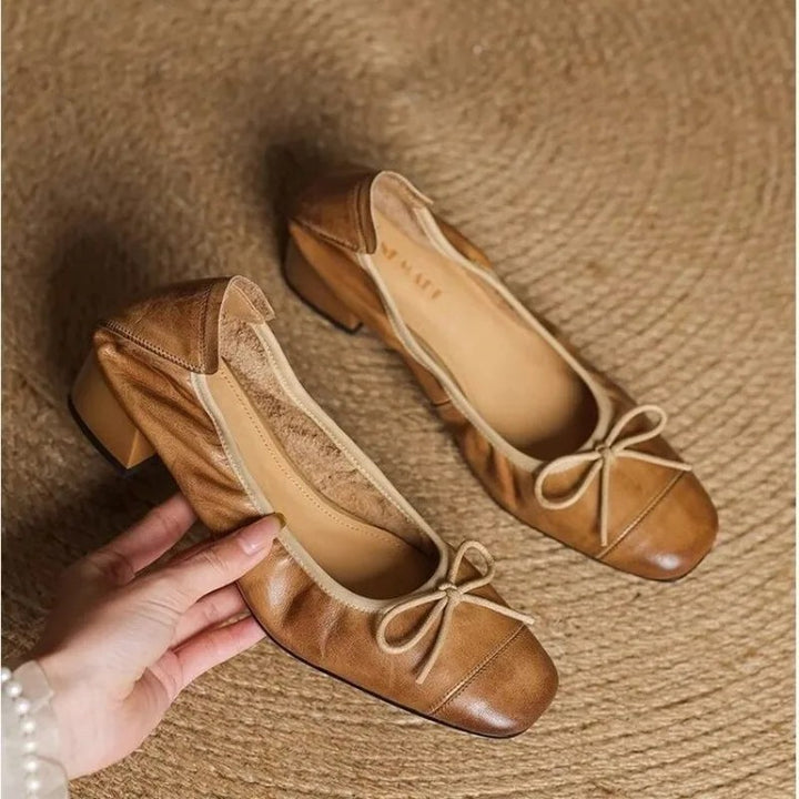 Odette Bow Ballet Pumps